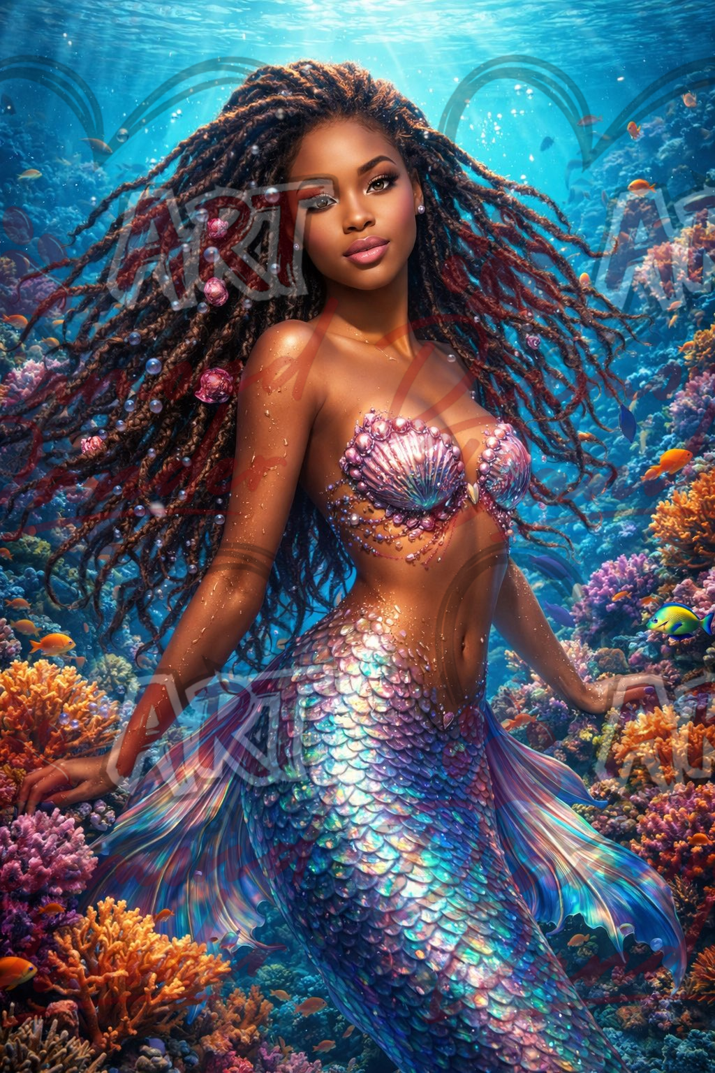 Art By Diamond Dander - Aqua Empress