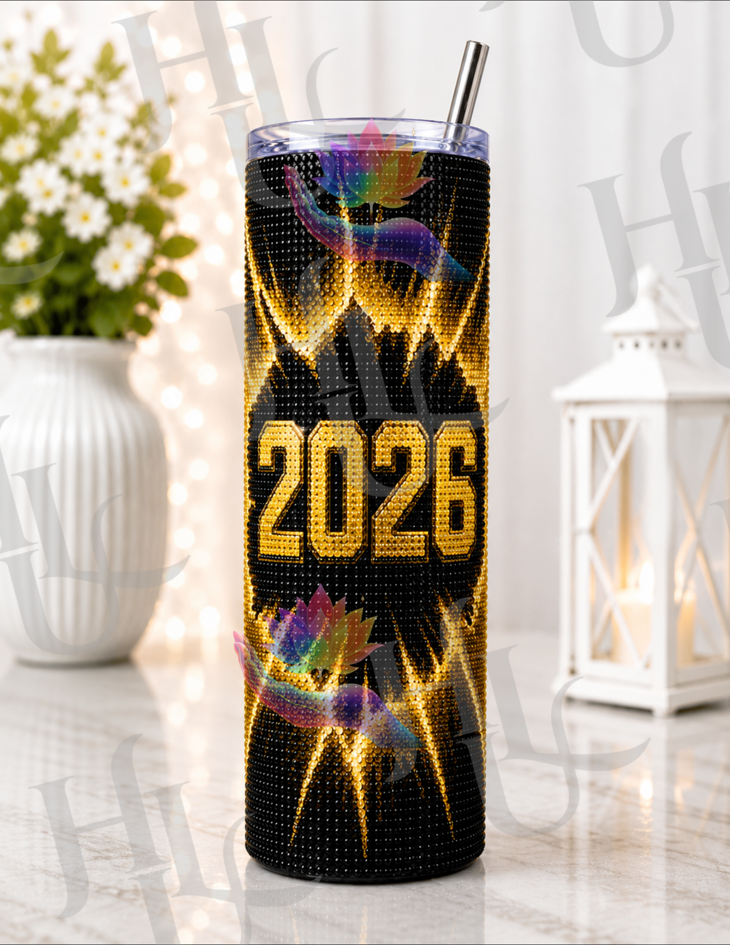 Burst Into Greatness ~ Diamond Art Tumbler