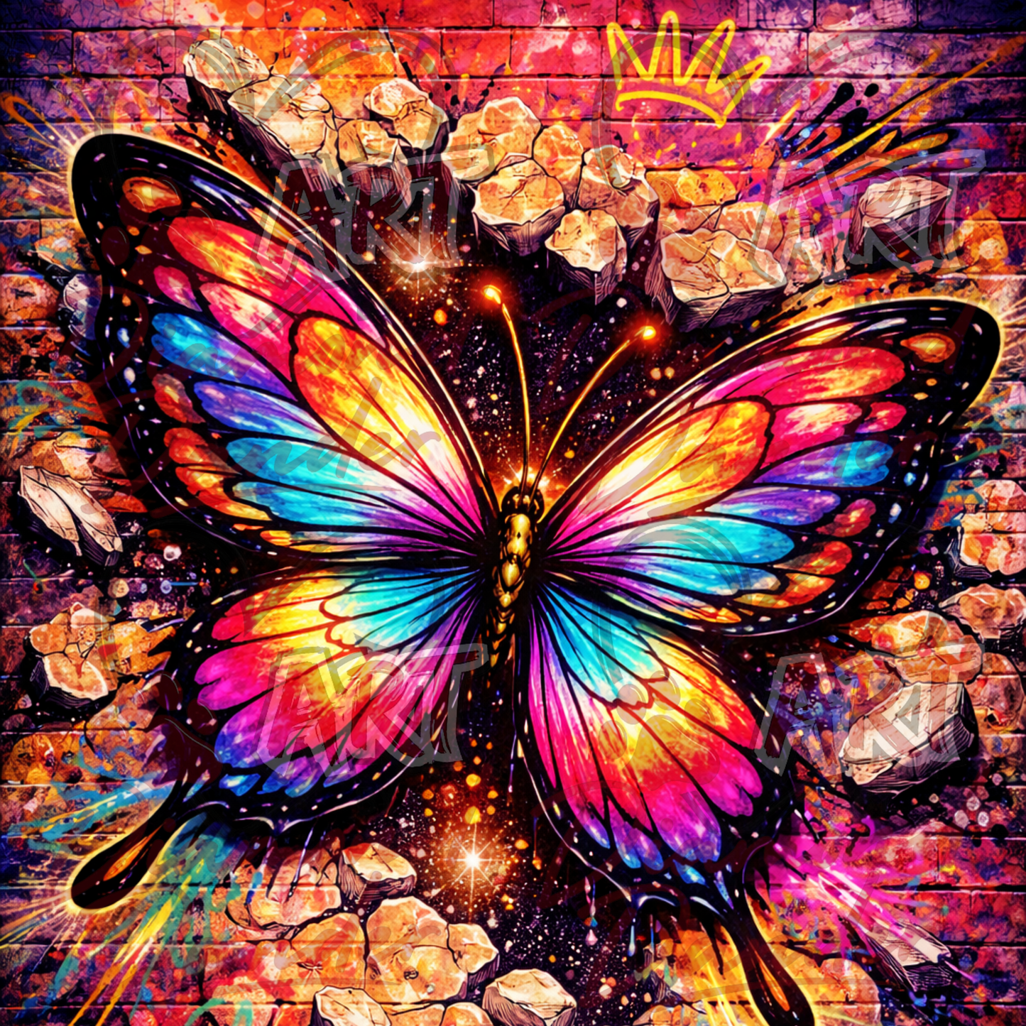 Art By Diamond Dander - Butterfly Awakening