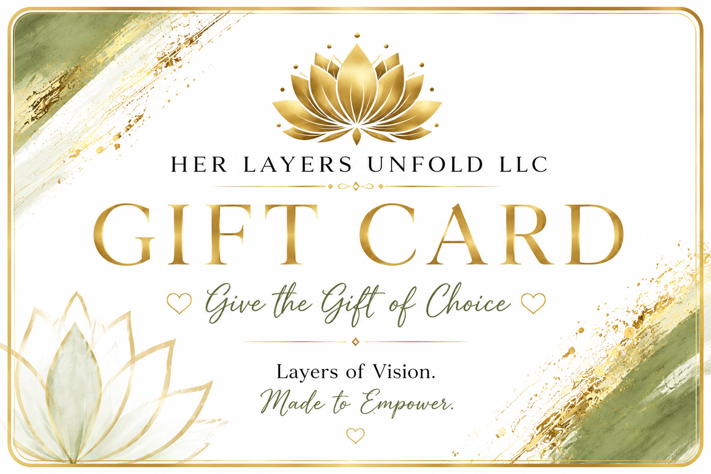 Her Layers Unfold Gift Card
