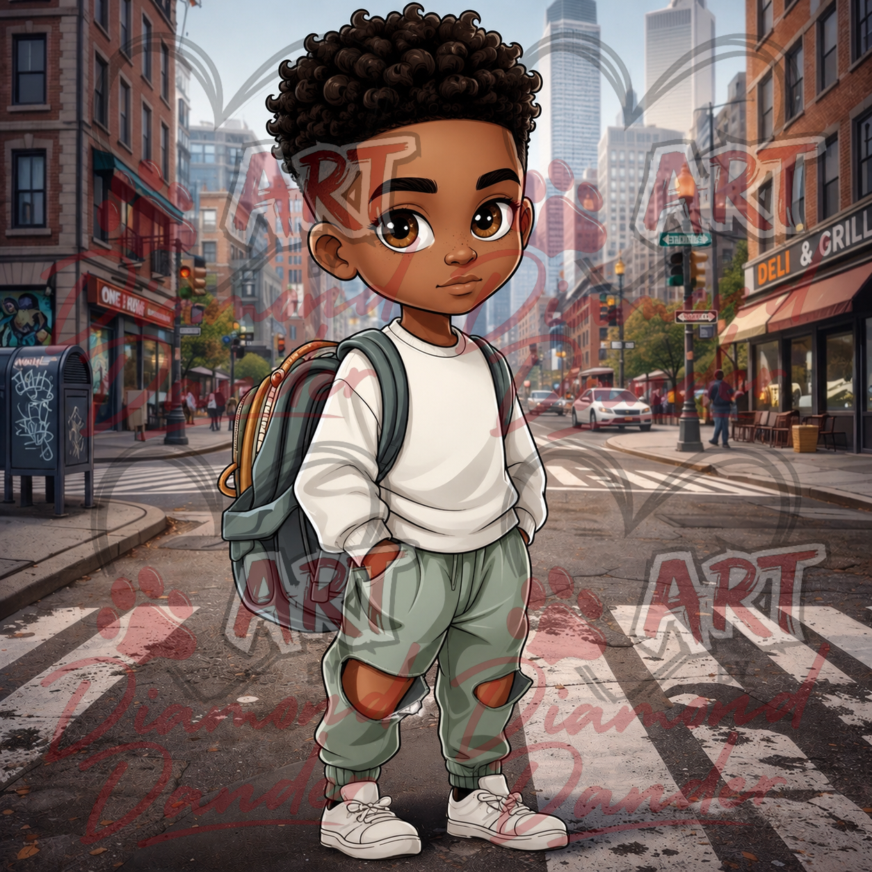 Art By Diamond Dander - City Cool Vibes