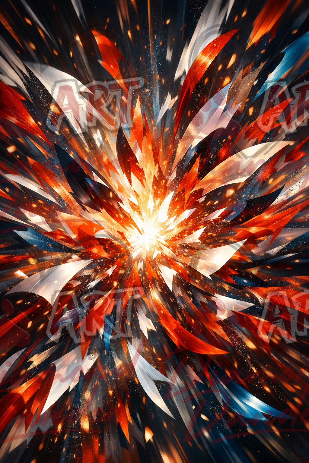 Art By Diamond Dander - Core Eruption