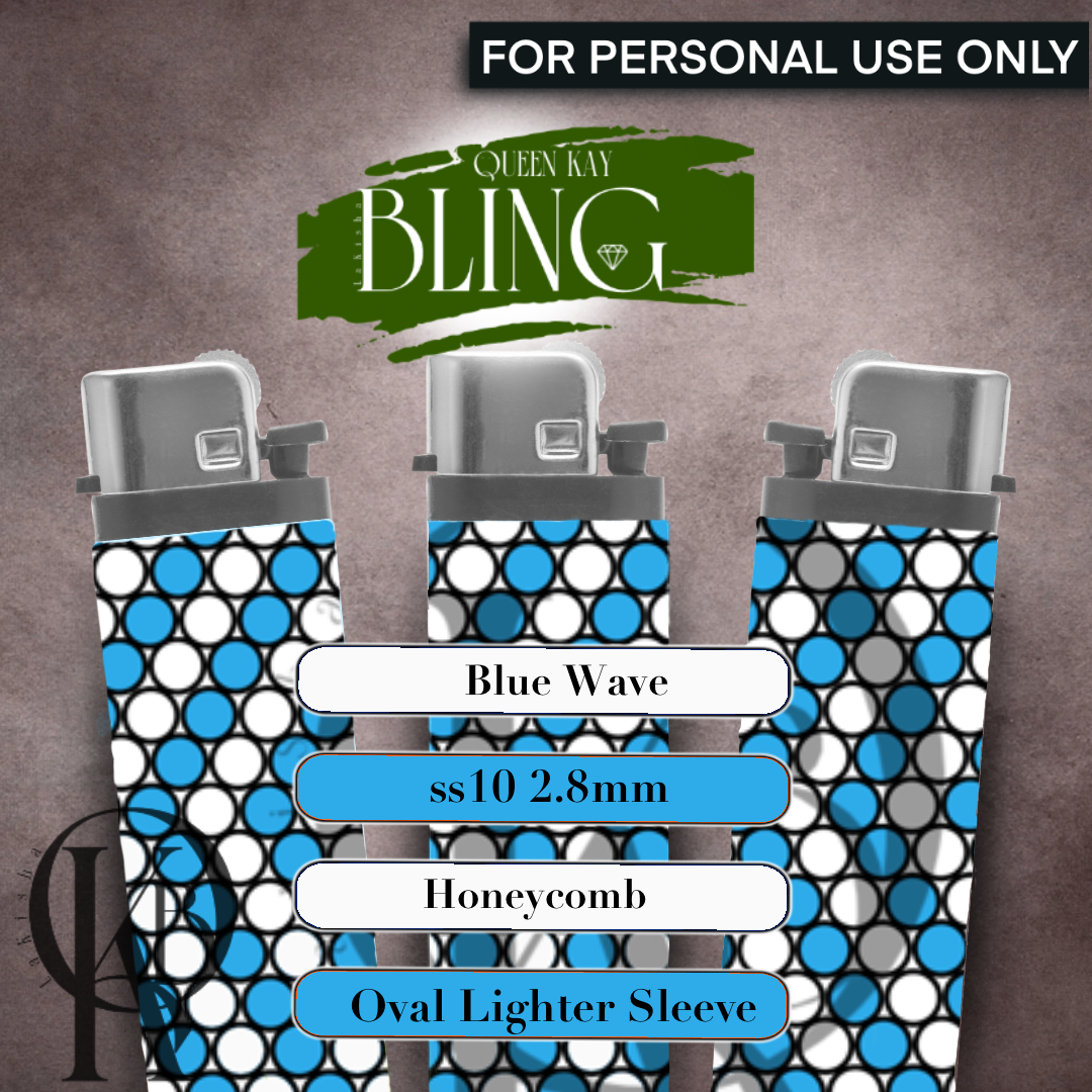 Blue Waves Lighter Sleeve