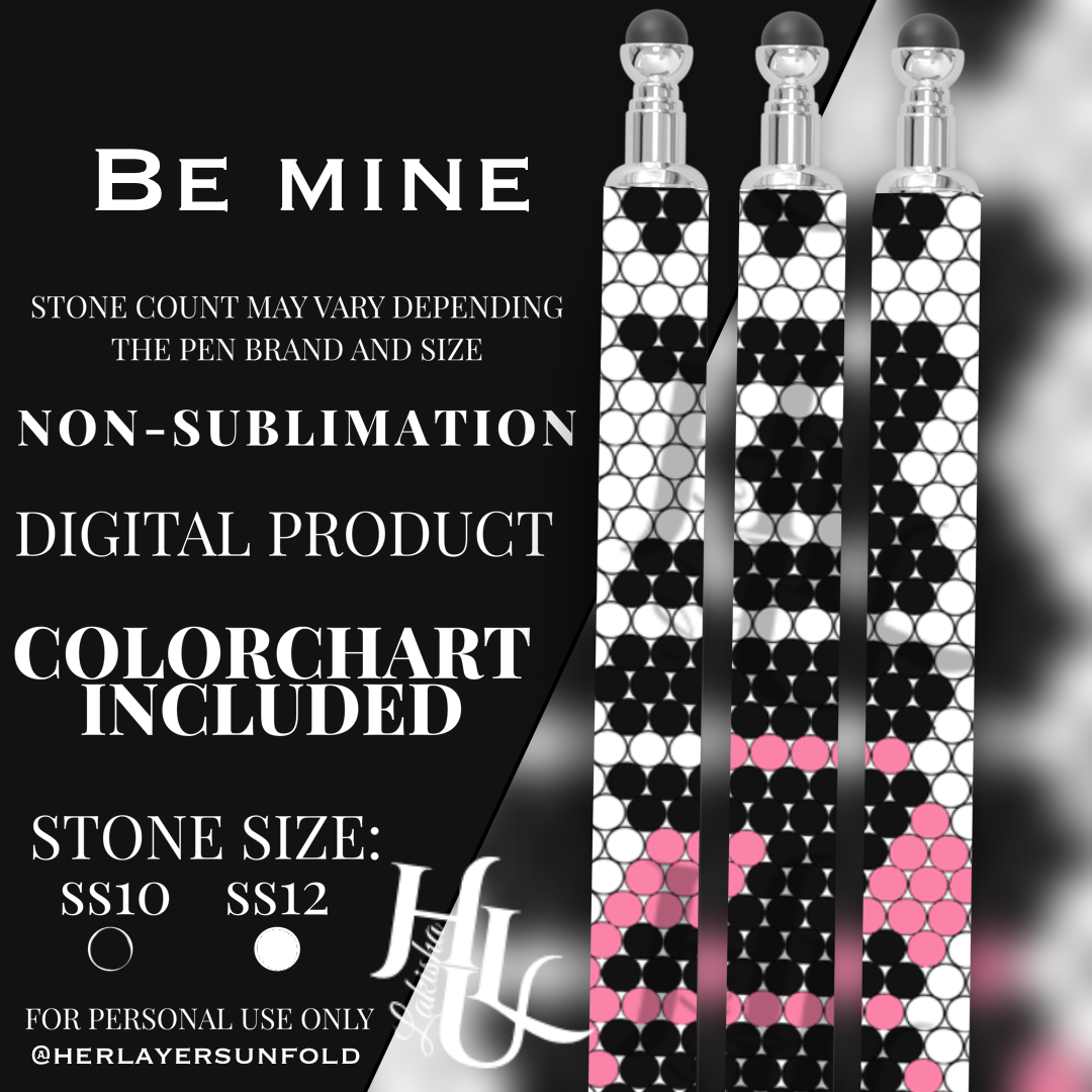 Be Mine❤️🩷 Lighter Sleeve (Oval)