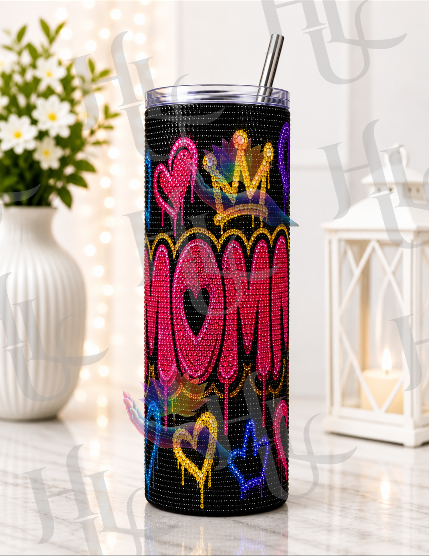 Momma ~ Diamond Art Tumbler