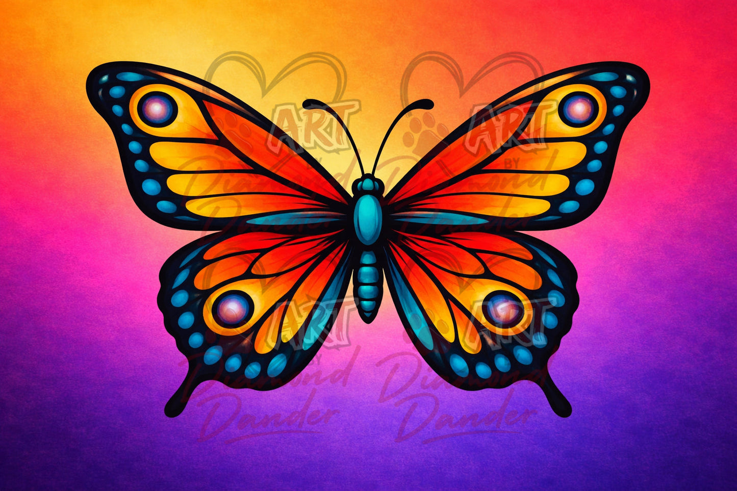 Art By Diamond Dander - Monarch Reign