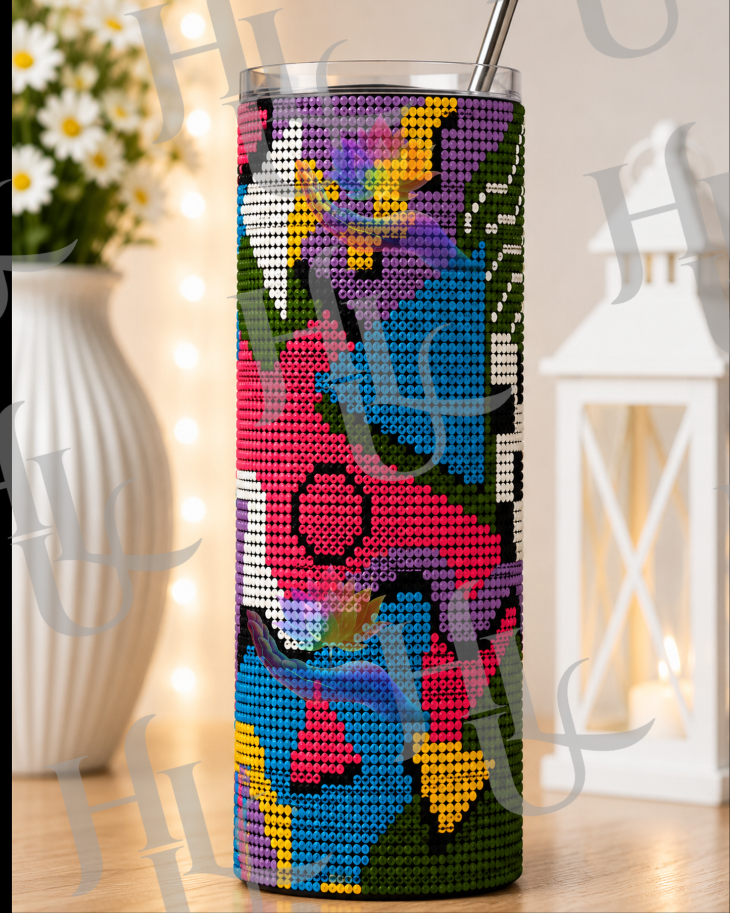 Retro Remix ~ Diamond Art Tumbler