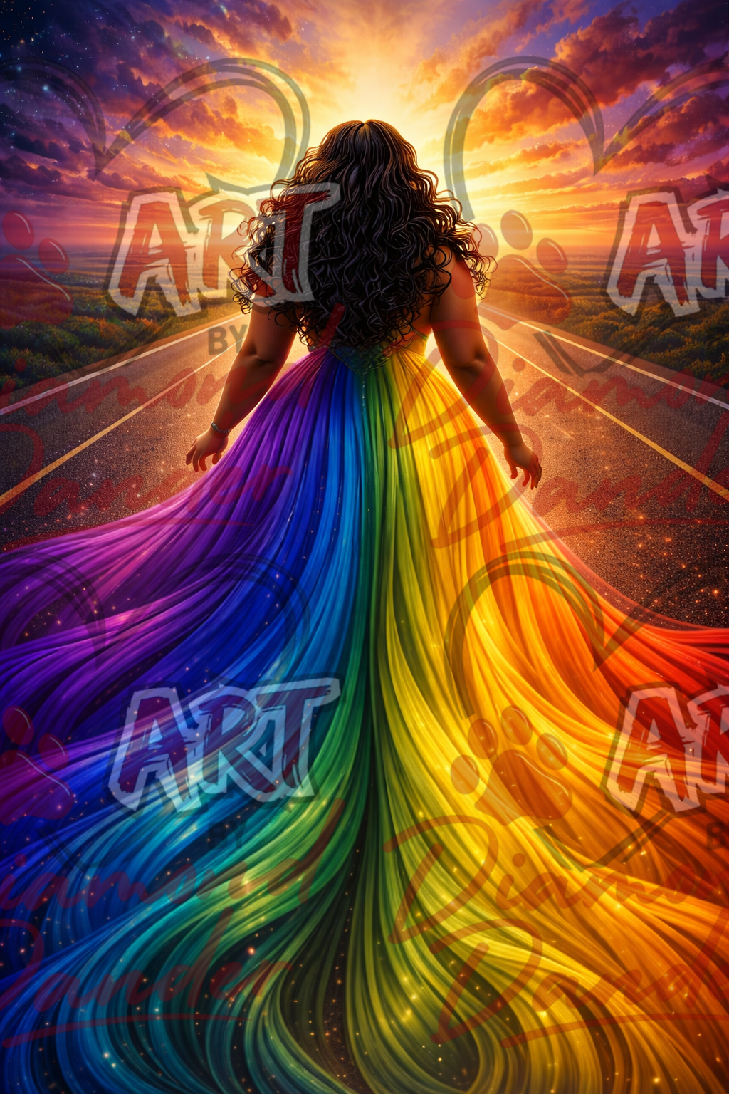 Art By Diamond Dander - The Road To Radiance
