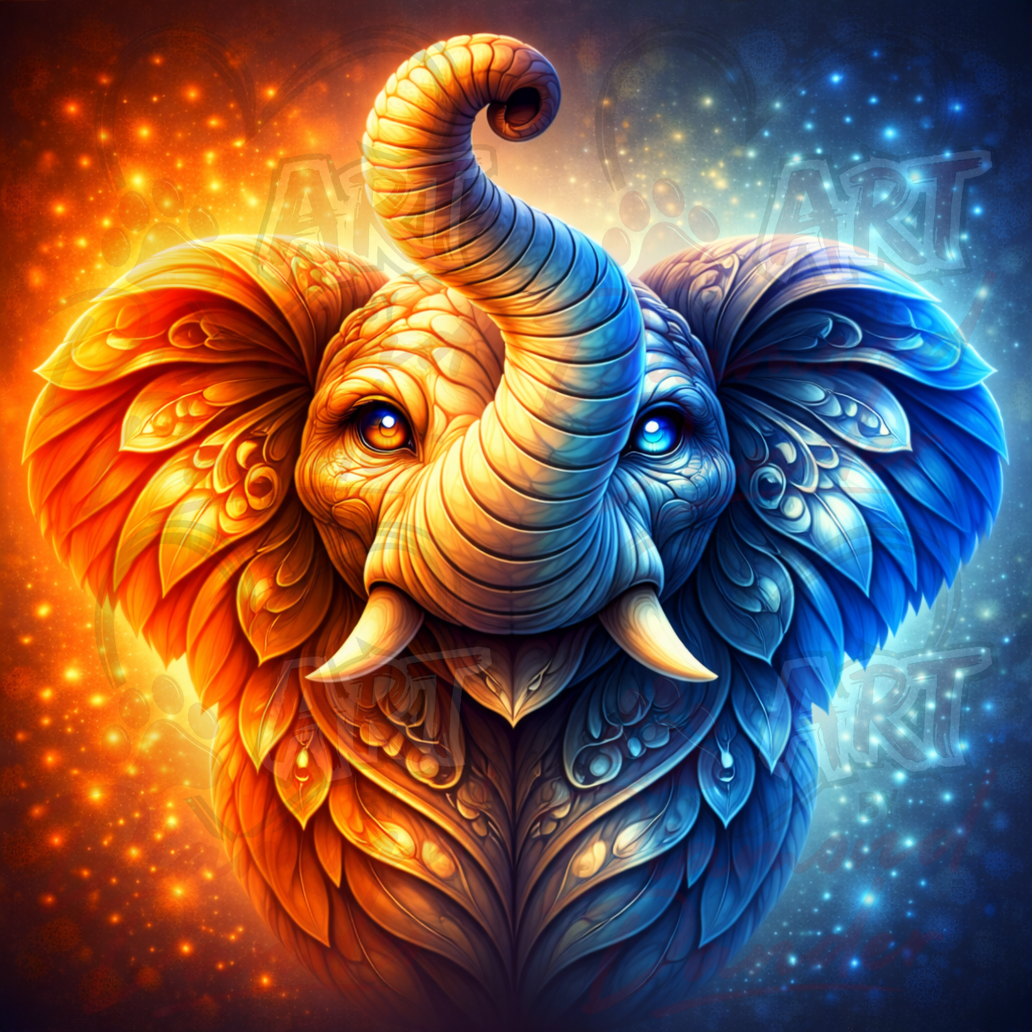 Art By Diamond Dander - Two Sides of Strength