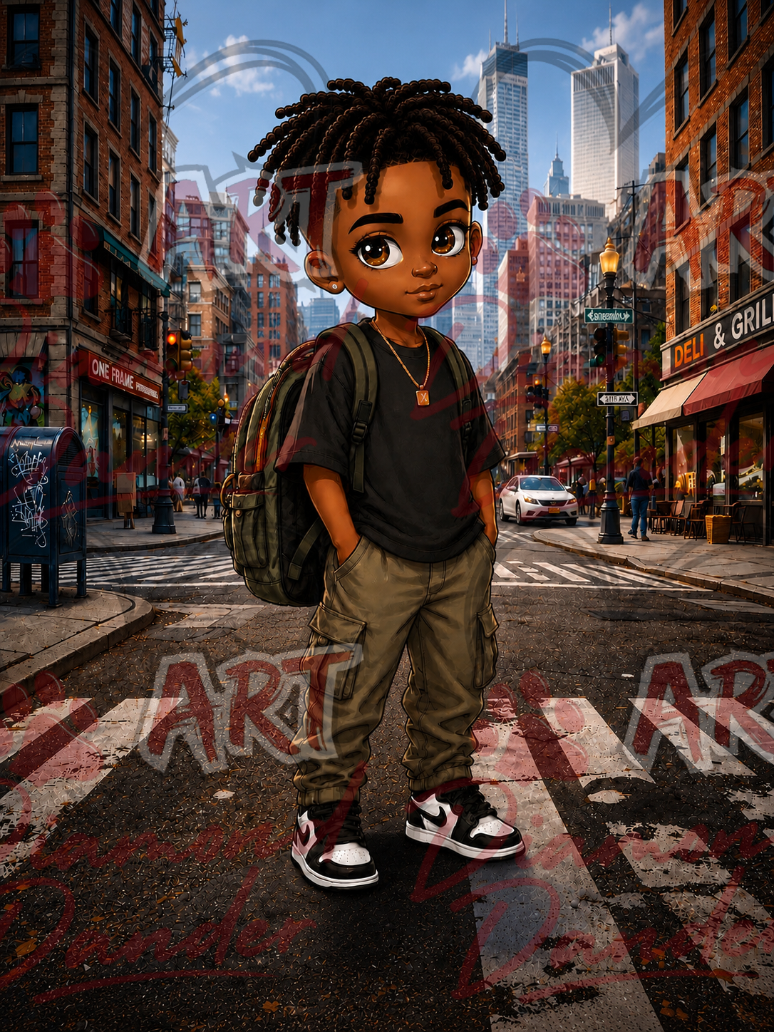 Art By Diamond Dander - City Drip Vibes