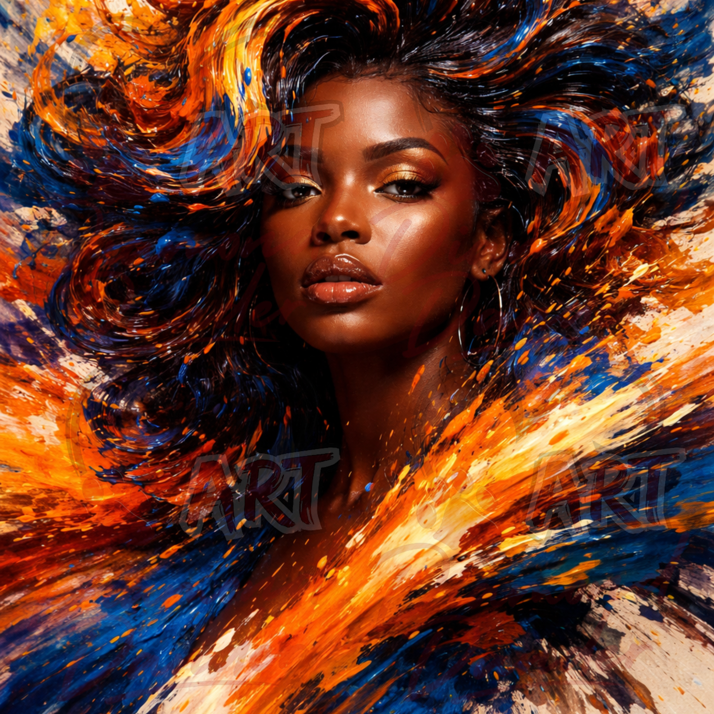 Art By Diamond Dander - Elevated Woman