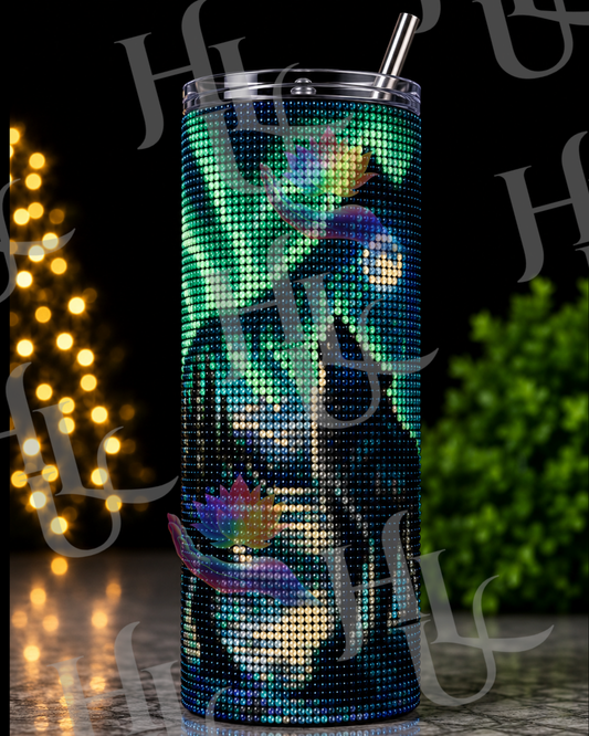 Emerald Alpha ~ Diamond Art Tumbler
