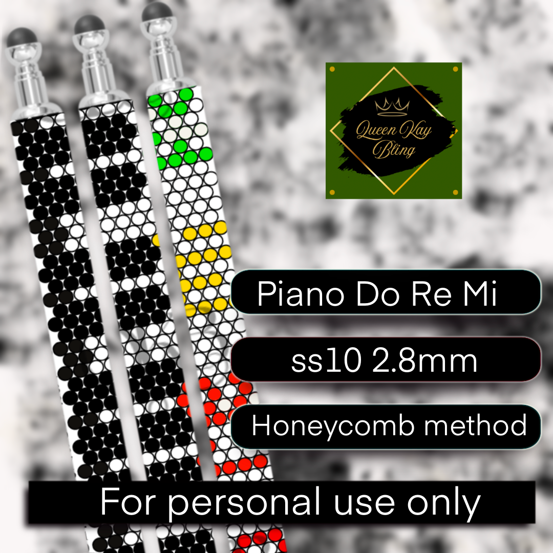 Piano Pen Template