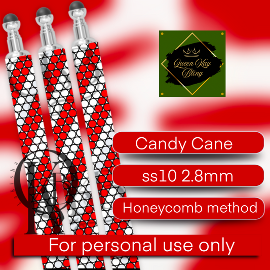 Candy Cane Pen Template