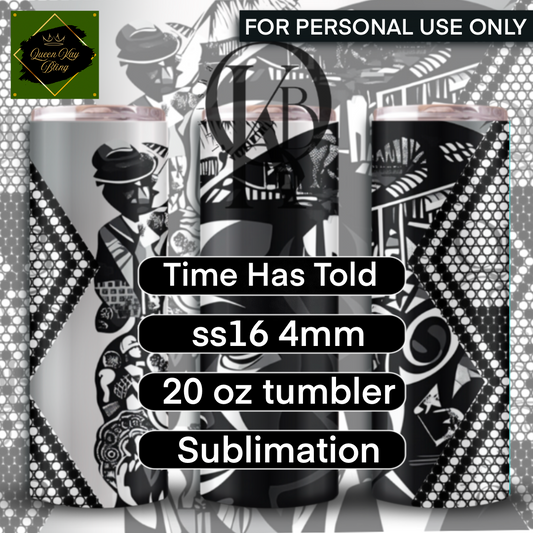 Time Has Told Rhinestone Template - Sublimation