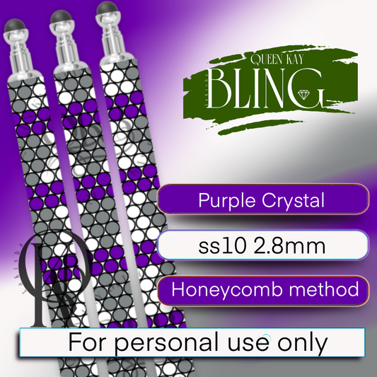 Purple Crystal Pen Template