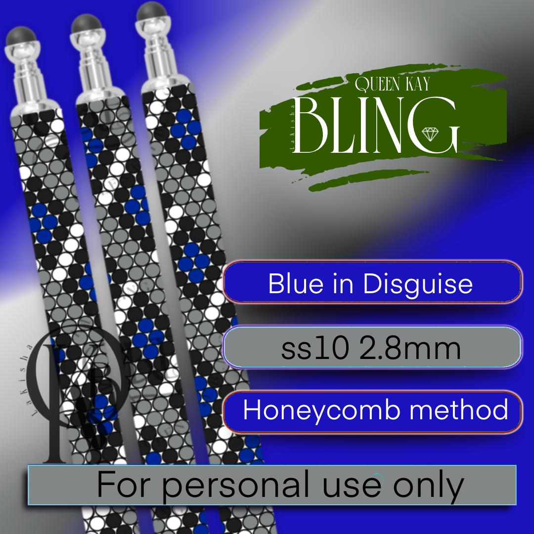 Blue in Disguise Pen Template