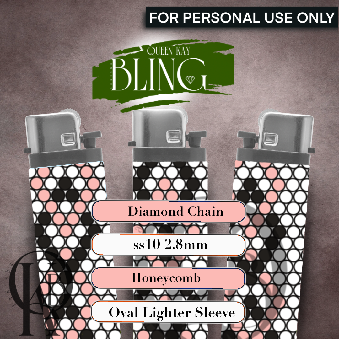 Diamond Chain Lighter Sleeve