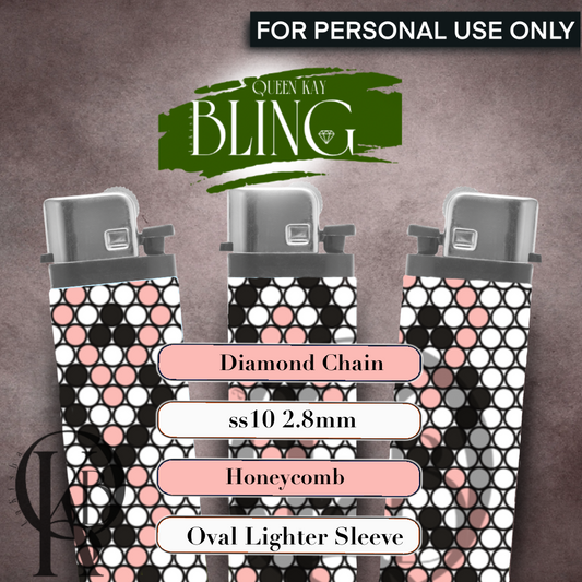 Diamond Chain Lighter Sleeve