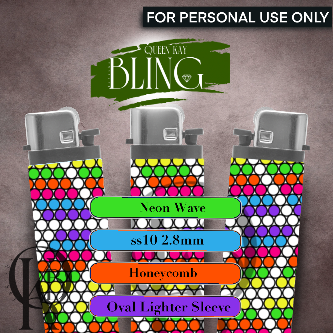 Neon Wave Lighter Sleeve