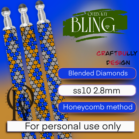 Blended Diamonds Pen Template
