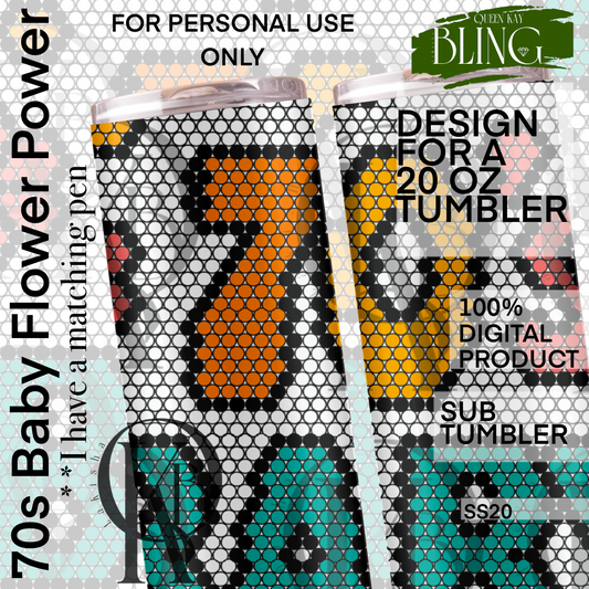 70s Baby Flower Power