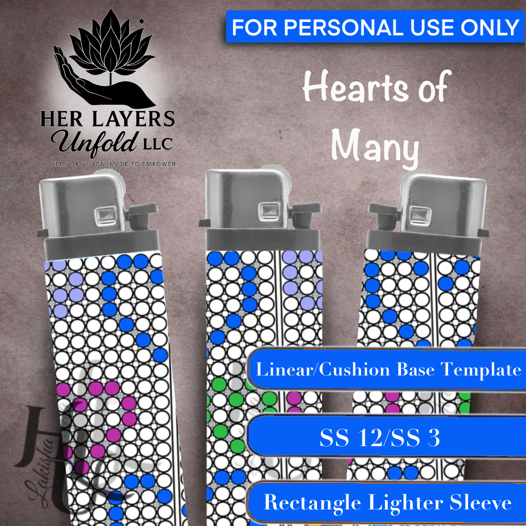 Hearts of Many Lighter Sleeve (rectangle)
