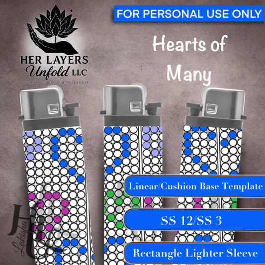 Hearts of Many Lighter Sleeve (rectangle)