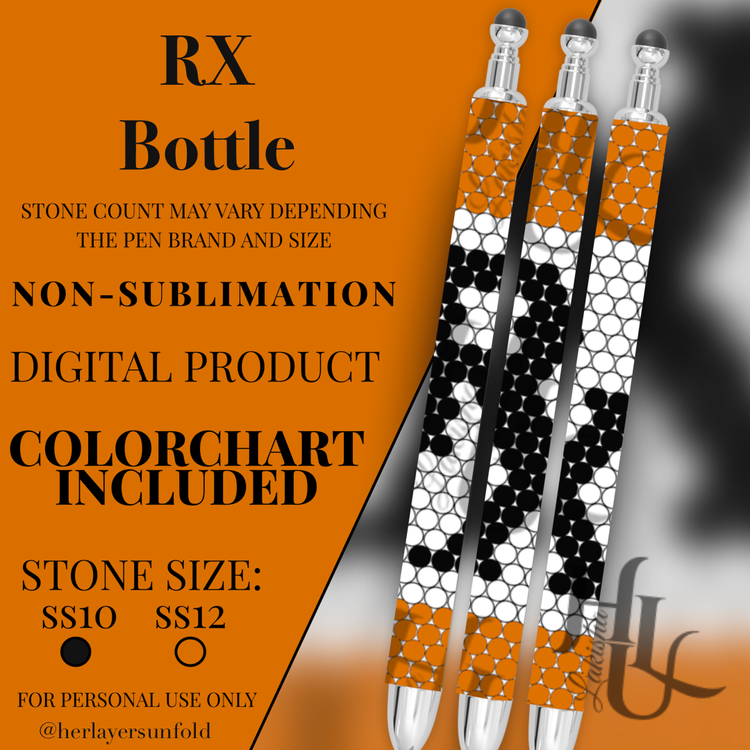 RX Bottle Pen Template