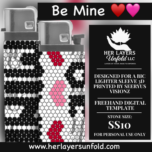 Be Mine ❤️🩷 Lighter Sleeve (Oval)