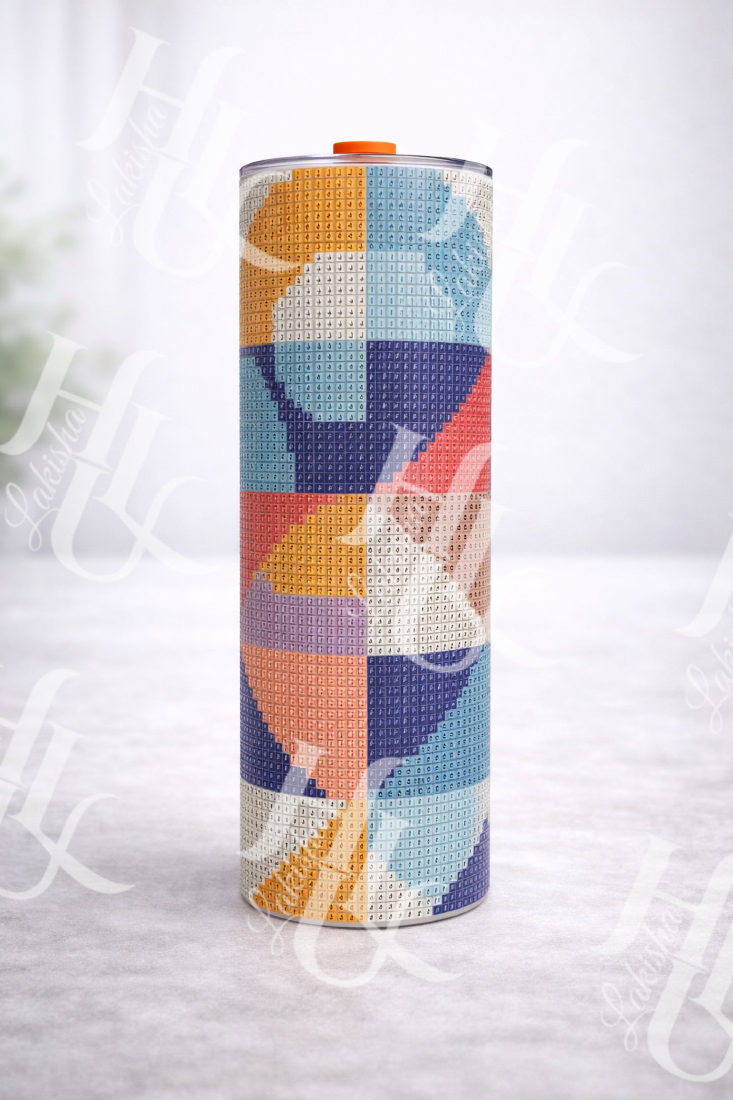 Layered Motion ~ Diamond Art Tumbler