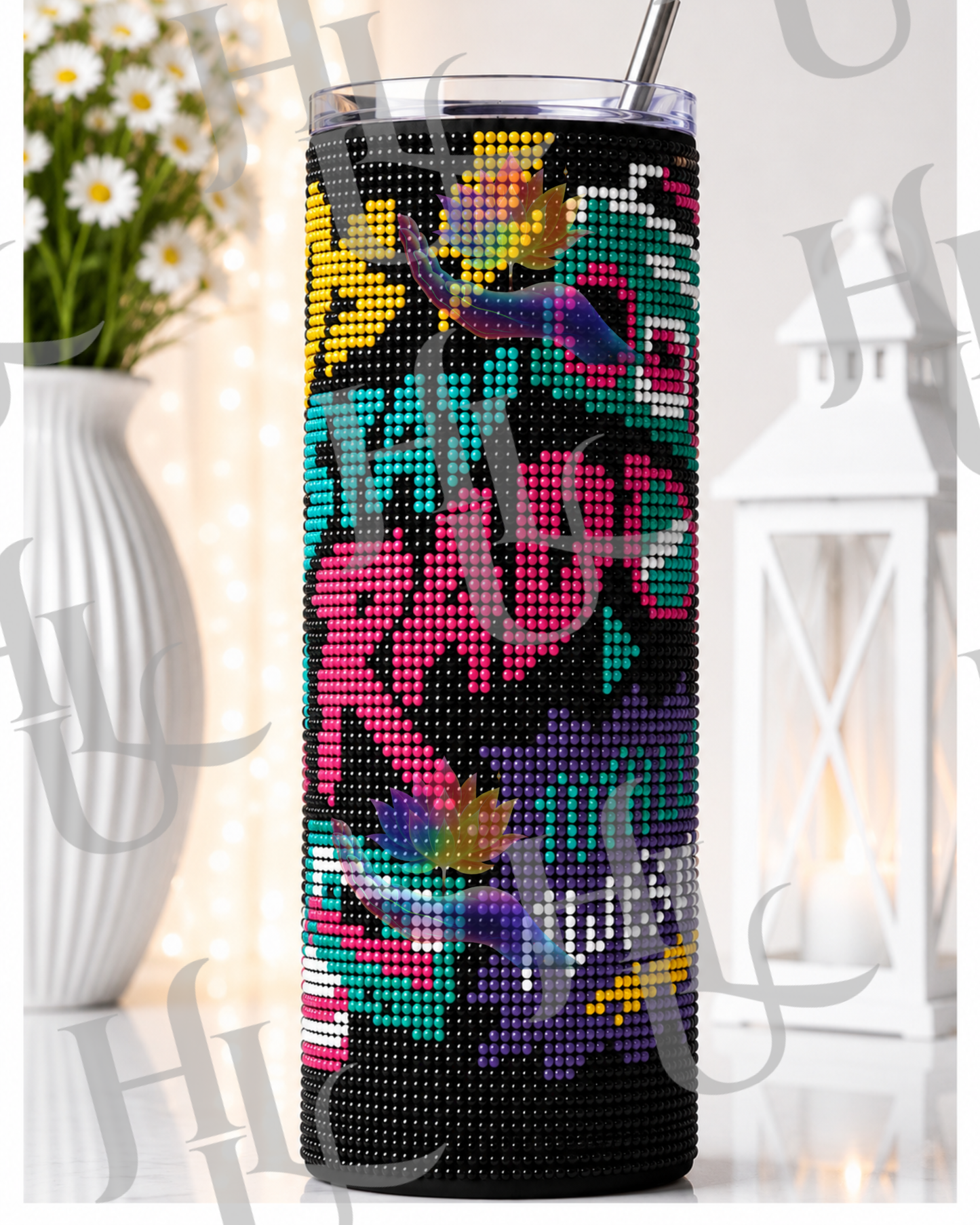 Big City Radio ~ Diamond Art Tumbler