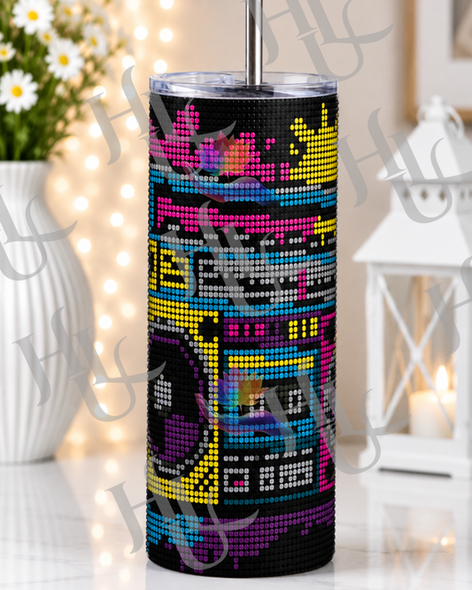 BoomBox Dreams ~ Diamond Art Tumbler