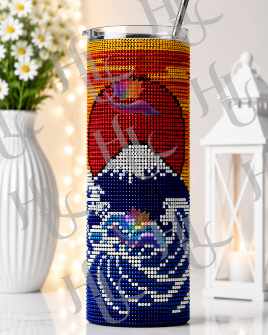 Japan Sunset ~ Diamond Art Tumbler