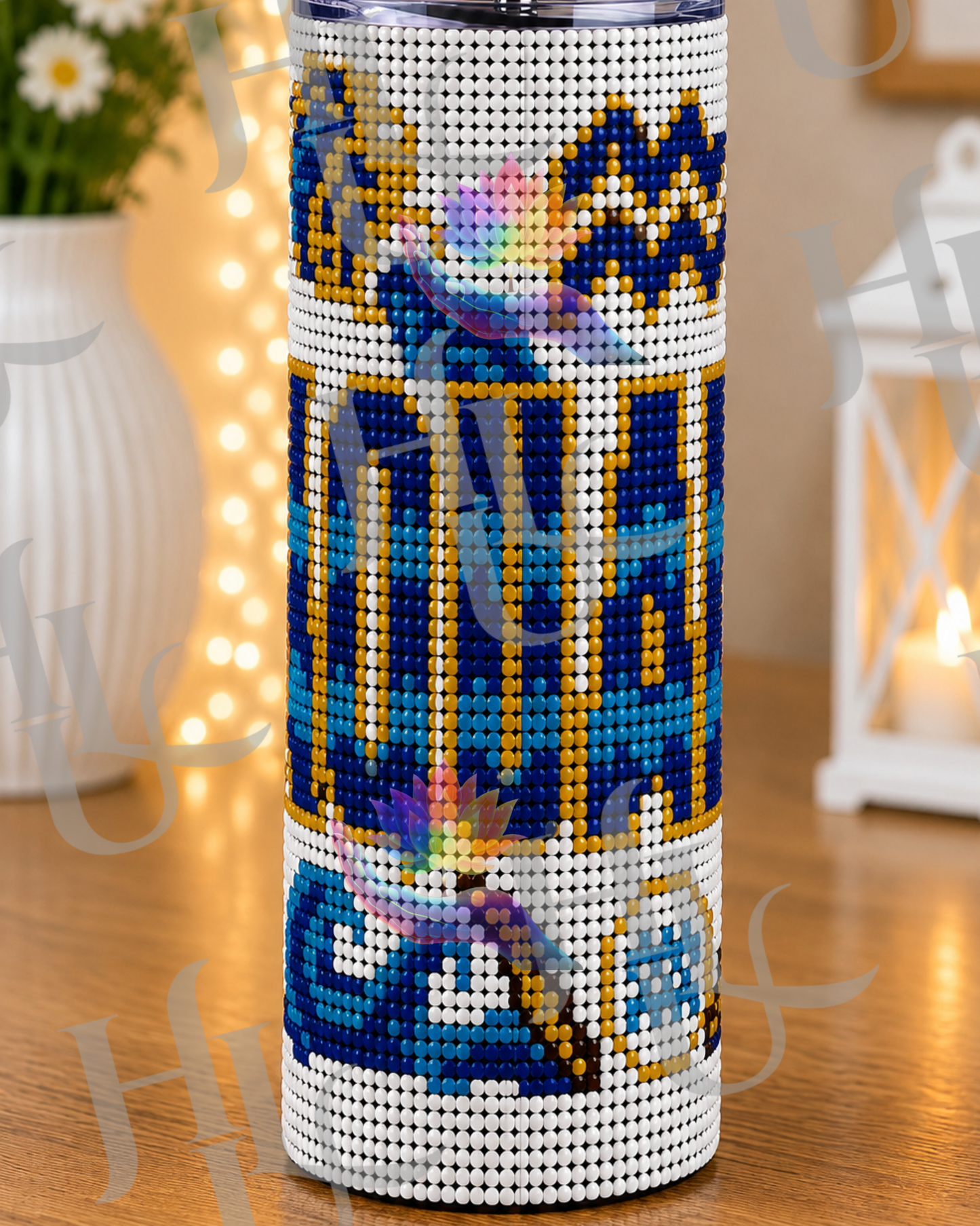Aquarius Wave ~ Diamond Art Tumbler