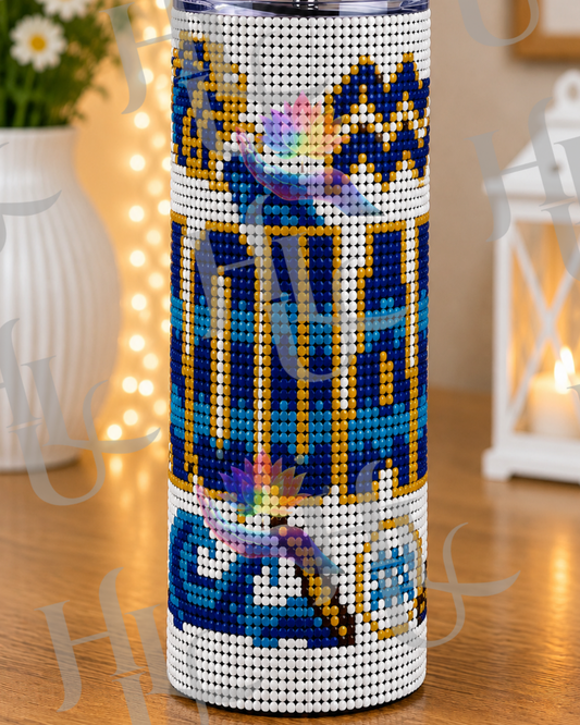 Aquarius Wave ~ Diamond Art Tumbler