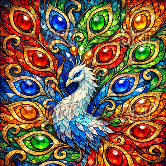 Art By Diamond Dander - Jewel Peacock
