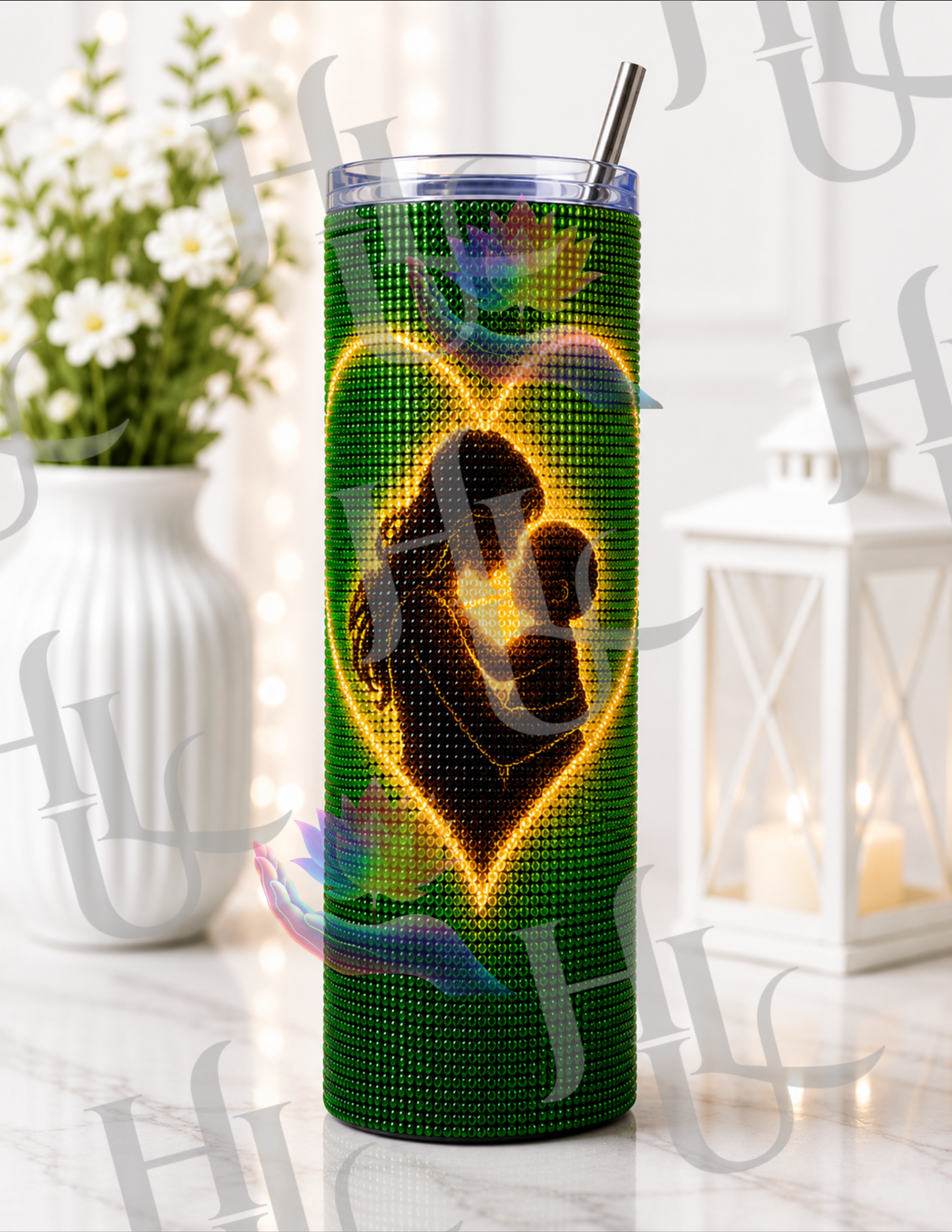 Mama's Heart ~ Diamond Art Tumbler