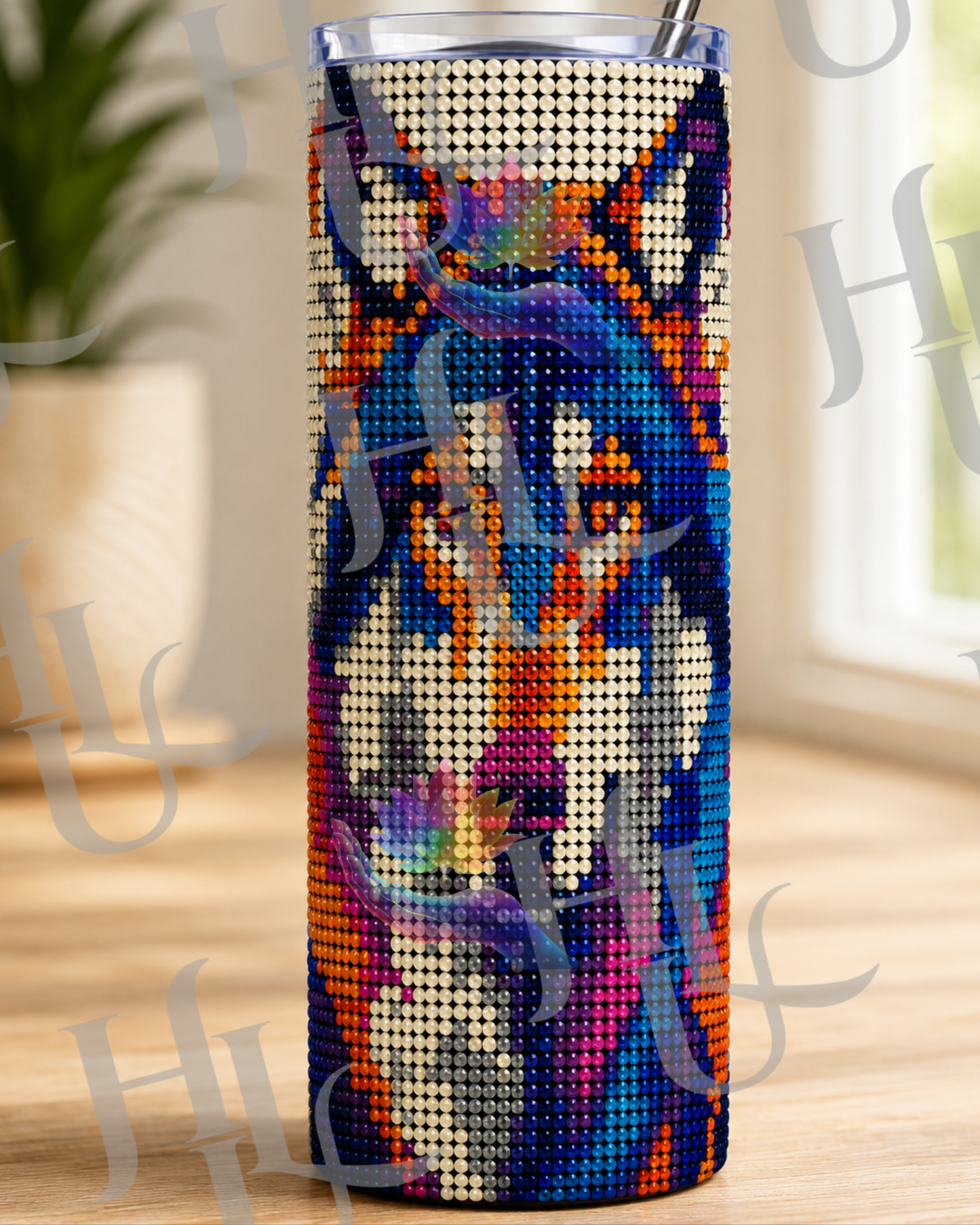 Midnight Mosaic ~ Diamond Art Tumbler