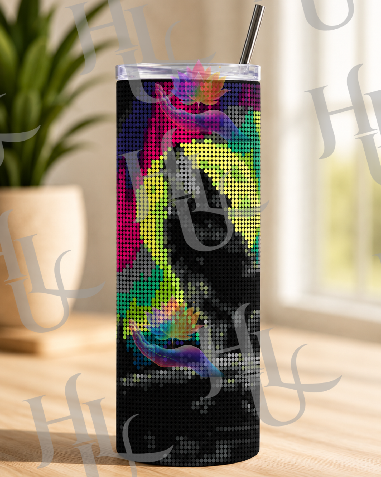 Northern Howl ~ Diamond Art Tumbler