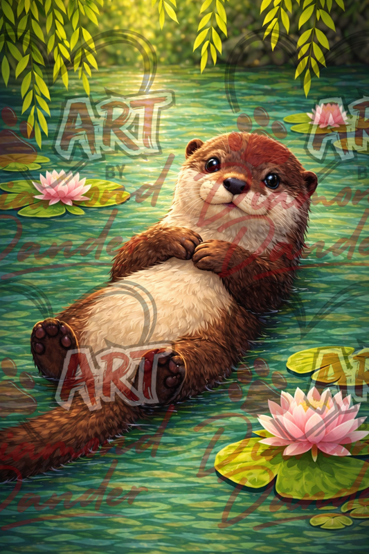 Art By Diamond Dander - Otter Pond Around