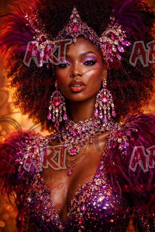 Art By Diamond Dander - She Is The Queen