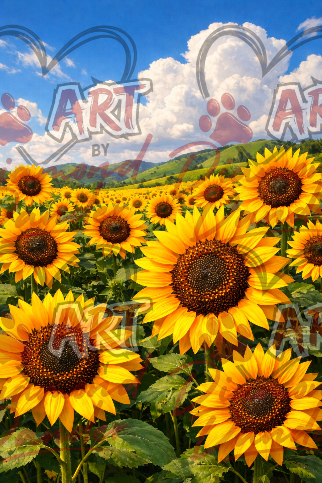 Art By Diamond Dander - Sunflower Hills
